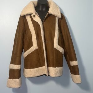 • A.N.A Faux Fur Brown Coat